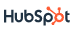 Hubspot logo - rated one of the best marketing automation tools for small businesses.