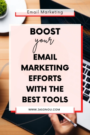 Pinterest pin on the best tools for email marketing
