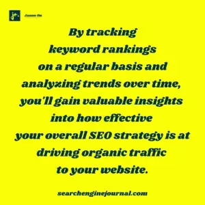 Quote box on why rank tracking is important. Hence, using the best rank tracking software helps with your SEO.