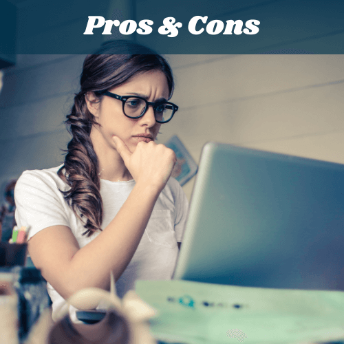 Let's look at the pros and cons so you know the answer to the questions "Do I need to pay for WordPress if I have Bluehost""
