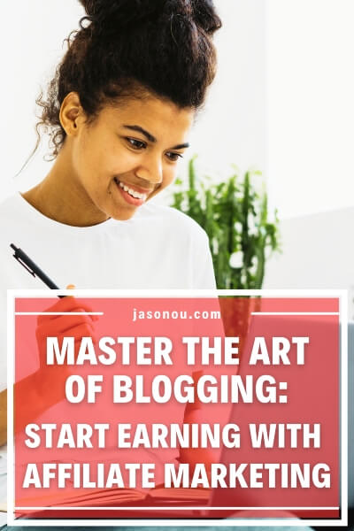 Pinterest pin on how to start an affiliate blog.