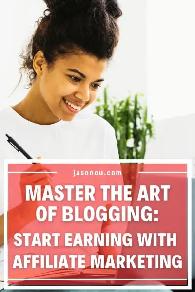 Pinterest pin on how to start an affiliate blog.