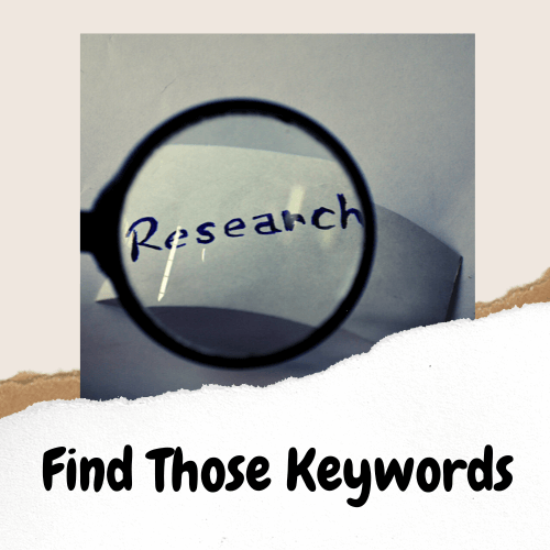 Keyword research is a crucial for an affiliate marketing blog.
