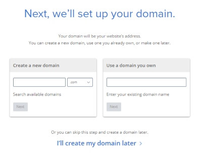Bluehost domain page. Picking or skip the page so you can start a movie blog.