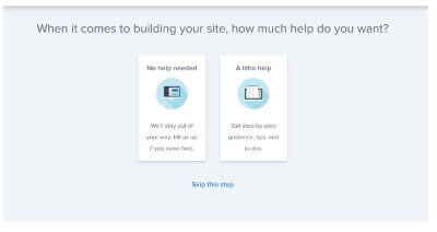 Bluehost help page to help blogging for beginners.