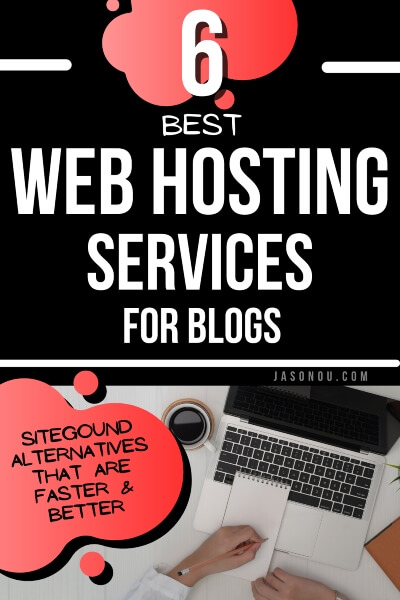 Pinterest pin on the best SiteGround Alternatives for reliable web hosting.