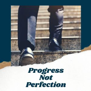 It's not about perfection. It's about moving forward with blogging.