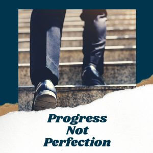 It's not about perfection. It's about moving forward with blogging.