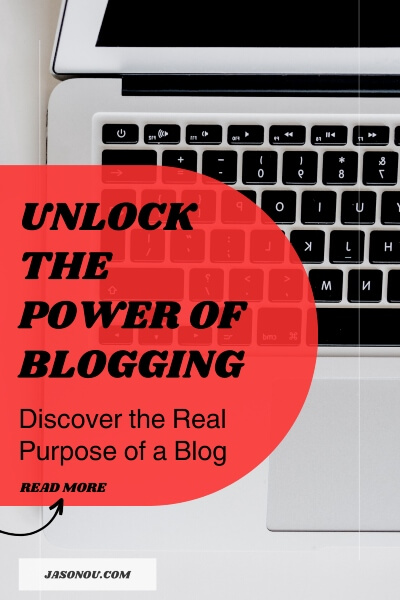 Pinterest pin of what is the point of the blog.
