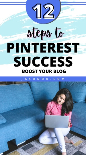Pinterest pin on how to use Pinterest for blogging success. A beginners tutorial guide.