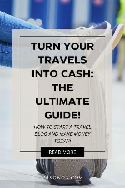 Pinterest pin on how to start a travel blog and get paid.