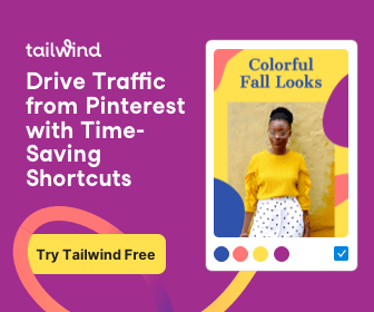 Image of a marketer using Tailwind to drive traffic to a blog and make money blogging on Pinterest.
